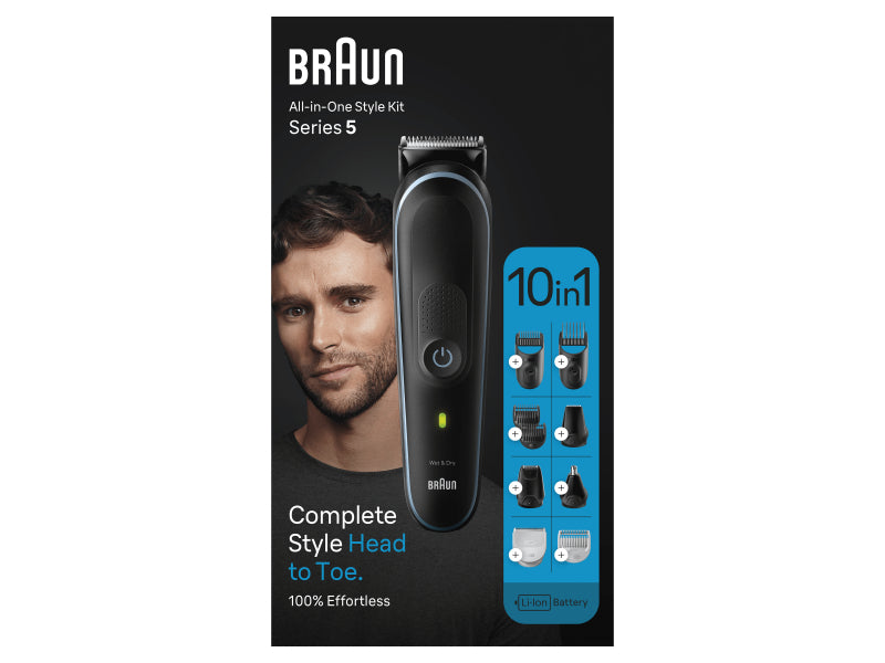 Braun Series 5 MGK5445 10-in-1 Styling Set Black 447191