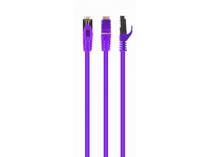 CableXpert Cat. 6A LSZH Patch Cord 10m Purple PP6A-LSZHCU-V-10M