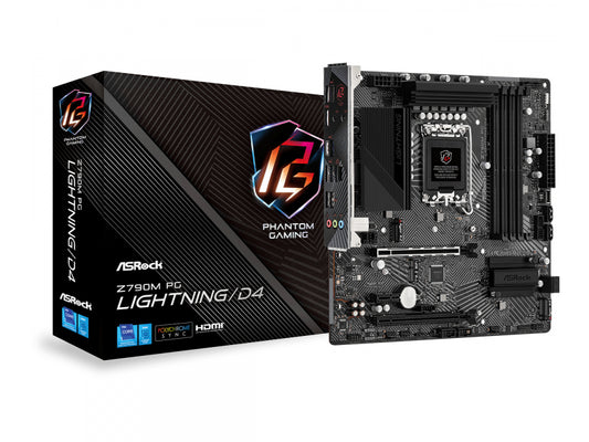 ASRock Z790M PG Lightning/D4 Intel Motherboard 90-MXBJW0-A0UAYZ