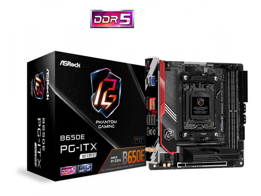 ASRock B650E PG-ITX WiFi AM5 AMD Motherboard 90-MXBJE0-A0UAYZ