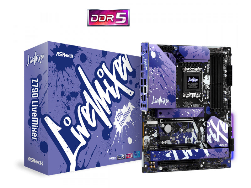 ASRock Z790 LiveMixer Intel Motherboard 90-MXBK10-A0UAYZ