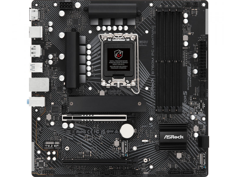 ASRock B760M PG Lightning Intel Motherboard 90-MXBM20-A0UAYZ