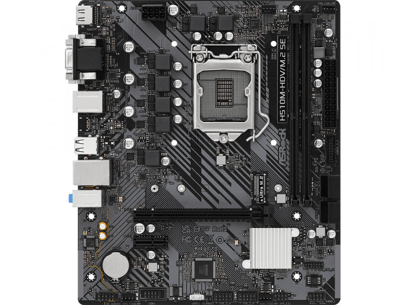 ASRock H510M-HDV/M.2 SE Intel Motherboard 90-MXBM00-A0UAYZ