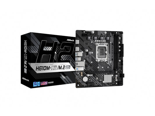 ASRock H610M-H2/M.2 D5 Intel Motherboard 90-MXBML0-A0UAYZ