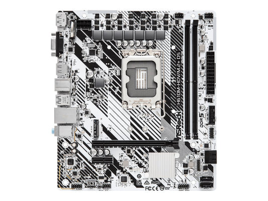 ASRock H610M-HDV/M.2+ D5 Intel Motherboard 90-MXBM50-A0UAYZ