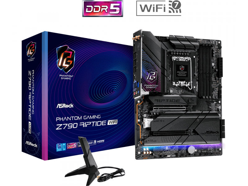 ASRock Phantom Gaming Z790 Riptide WiFi Intel Motherboard 90-MXBMD0-A0UAYZ