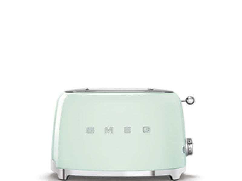 Smeg 2 Slice Toaster 50\'s Style Pastel Green TSF01PGEU