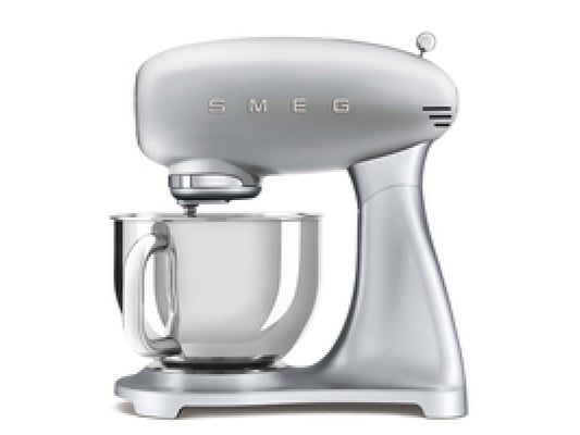 Smeg Stand Mixer 50\'s Style 800W Silver SMF02SVEU