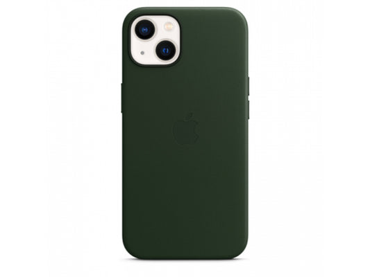 Apple iPhone 13 Leather Case with MagSafe - Sequoia Green