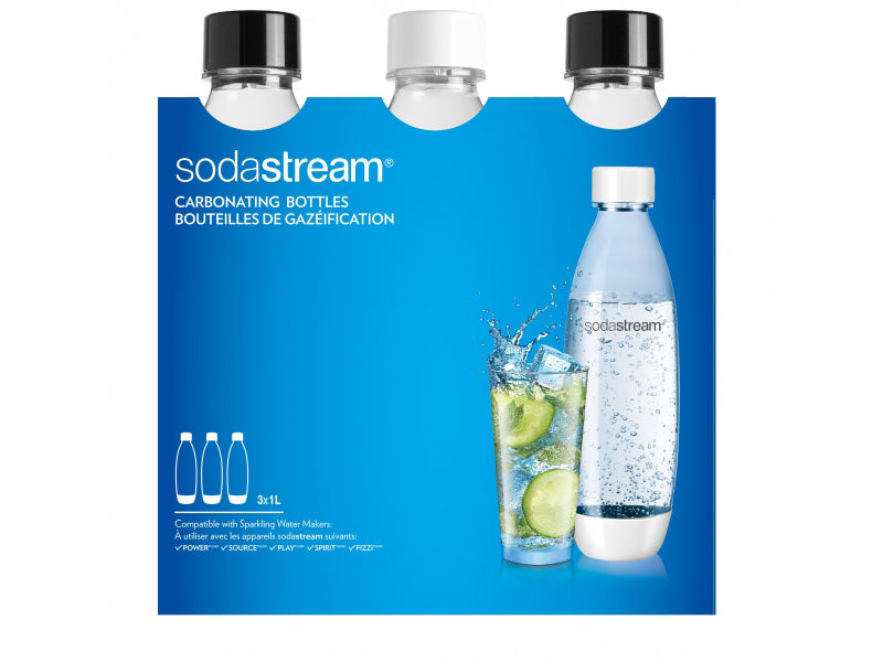 SodaStream water bottle FUSE. plastic. pack of 3 (3x1 liter)