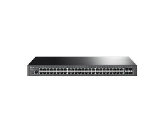 TP-LINK 48-Port Gigabit L2+ Managed Switch - 4 10GE SFP+ Slots TL-SG3452X
