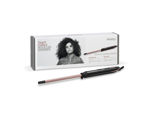 BaByliss 10mm Curling Wand Black/Copper C449E