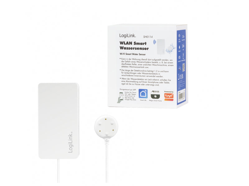 Wi-Fi Smart Water Leak Sensor. Tuya Compatible SH0114