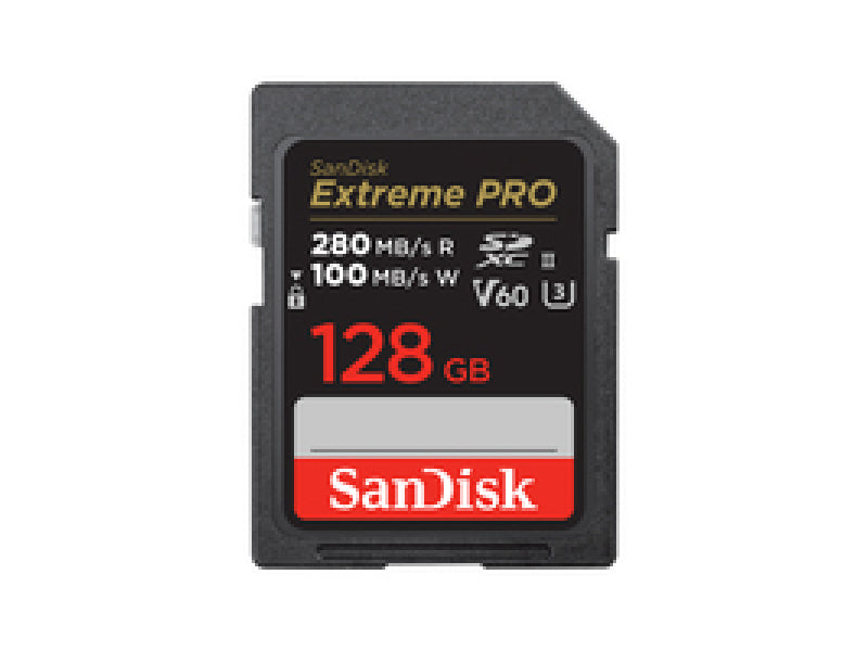 SanDisk Extreme PRO SDXC 128GB 280MB/s-100MB/s SDSDXEP-128G-GN