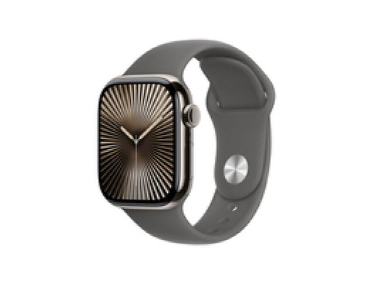 Apple Watch S10 Titan Natur 42mm GPS+Cell Sports Stone Grey (MWXD3QF/A)