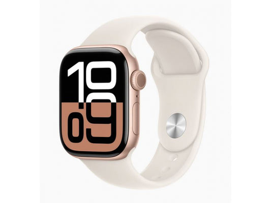 Apple Watch S10 Alu Rose Gold 42mm GPS+Cell Sports Light Blush (MWXA3QF/A)