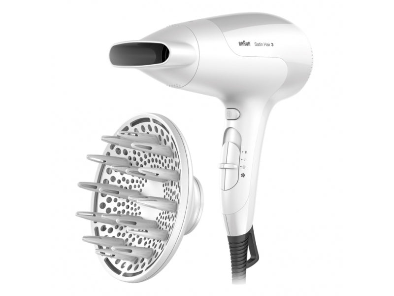 Braun Satin Hair 3 Hair dryer White BRHD385E