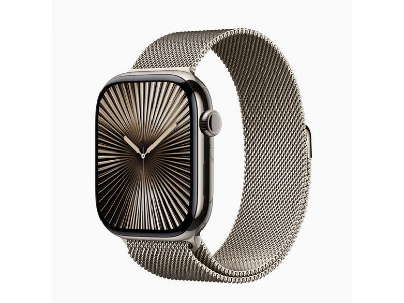 Apple Watch S10 Titan NAtural 46mm GPS+Cell Milanese Natural (MWYC3QF/A)