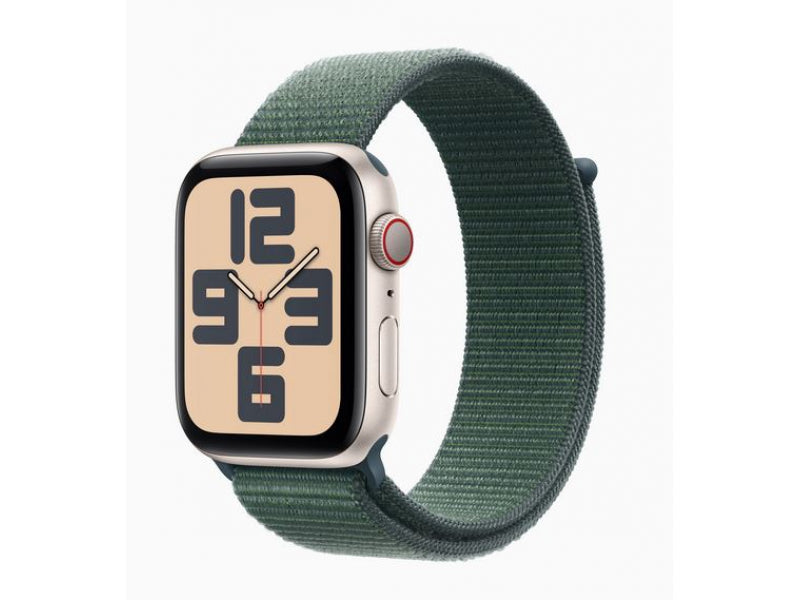 Apple Watch SE Starlight 44mm GPS+Cell Lake Green Sport (MXGV3QF/A)