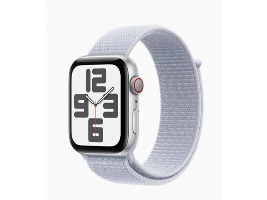 APPLE Watch SE Silver 44mm GPS+Cell Sports Blue Cloud (MXGR3QF/A)