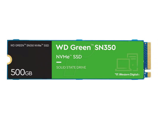 WD SSD M.2 500GB Green SN350 NVMe PCIe 3.0 x 4 - WDS500G2G0C