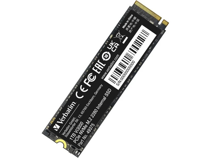 Verbatim Vi3000 PCle NVMe M.2 SSD 1TB - 49375