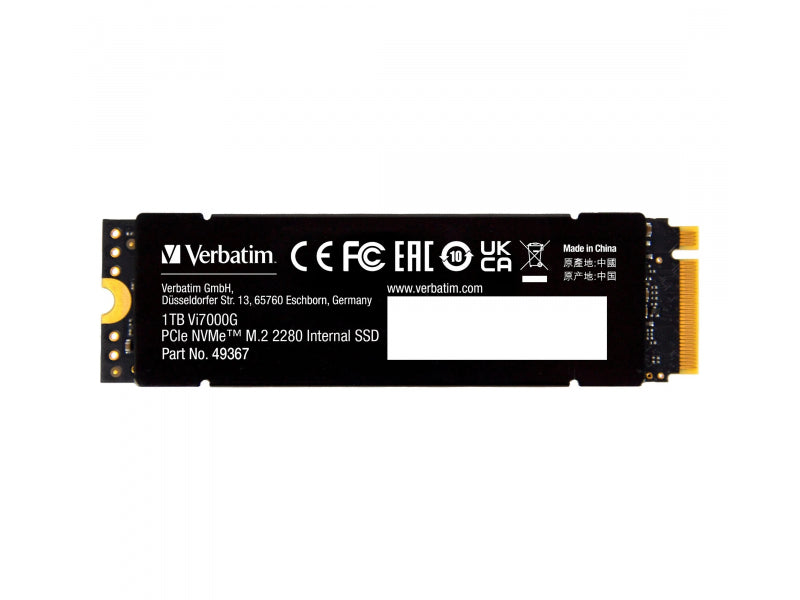 Verbatim Vi7000 PCle NVMe M.2 SSD 1TB - 49367