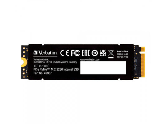 Verbatim Vi7000 PCle NVMe M.2 SSD 1TB - 49367