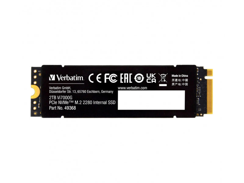 Verbatim Vi7000 PCle NVMe M.2 SSD 2TB - 49368