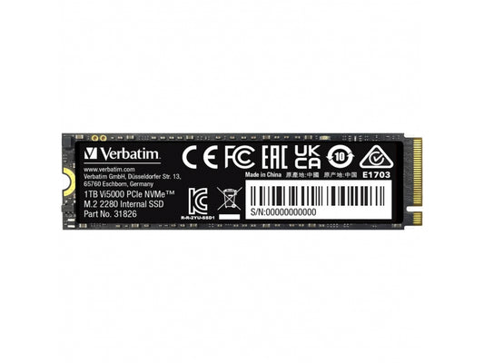 Verbatim Vi5000 M.2 SSD 1TB PCIe4 NVMe - 31826