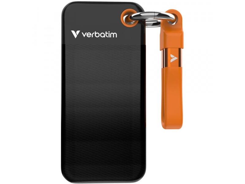 Verbatim Pocket SSD USB 3.2 2TB Black/Orange - 32197