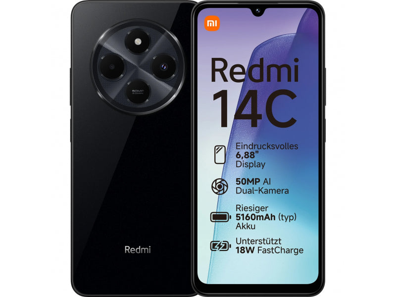 Xiaomi Redmi 14C 256GB 8RAM 4G EU black - MZB0HQJEU