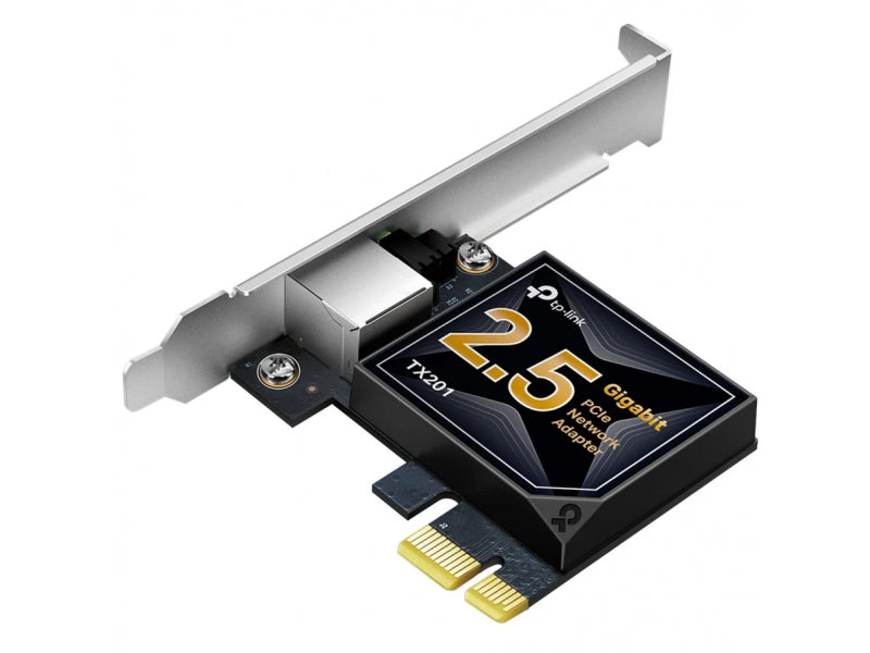 TP-LINK 2.5 Gigabit PCIe Network Adapter Schwarz -TX201