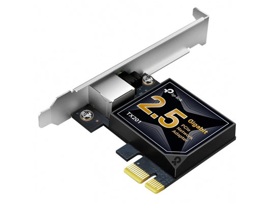 TP-LINK 2.5 Gigabit PCIe Network Adapter Schwarz -TX201