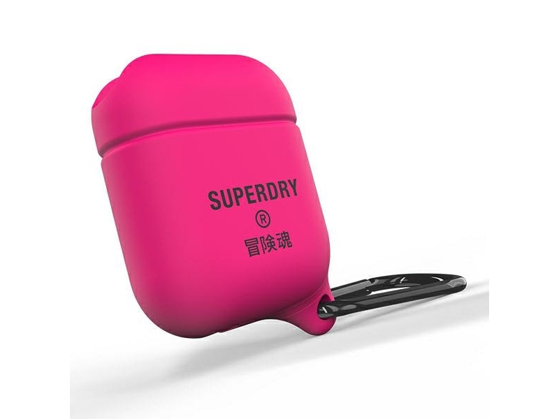 SuperDry AirPods 1/2 Cover Waterproof pink