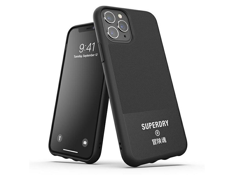 SuperDry Moulded Canvas iPhone 11 Pro Case black