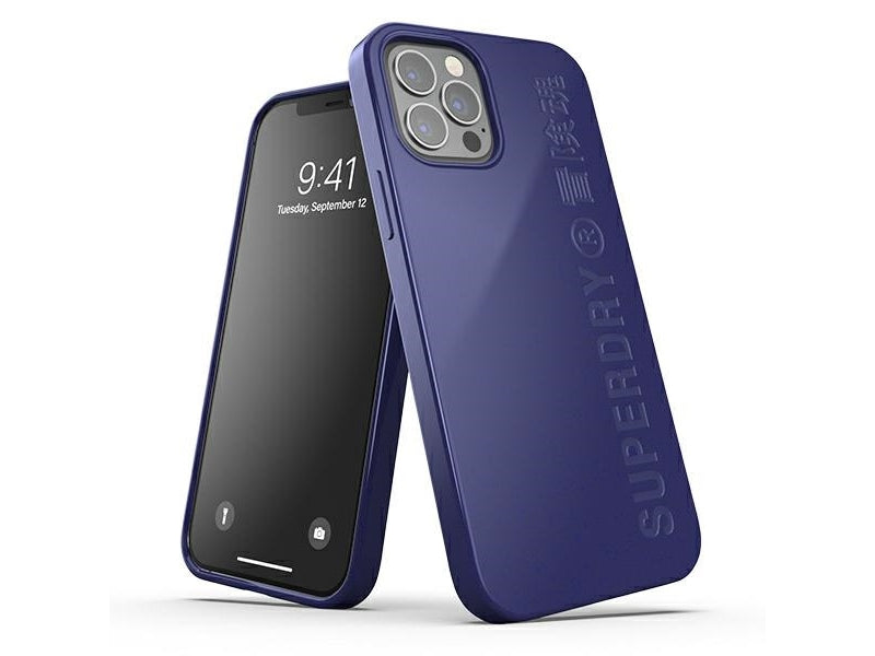 SuperDry Snap iPhone 12/12 Pro Compostable navy