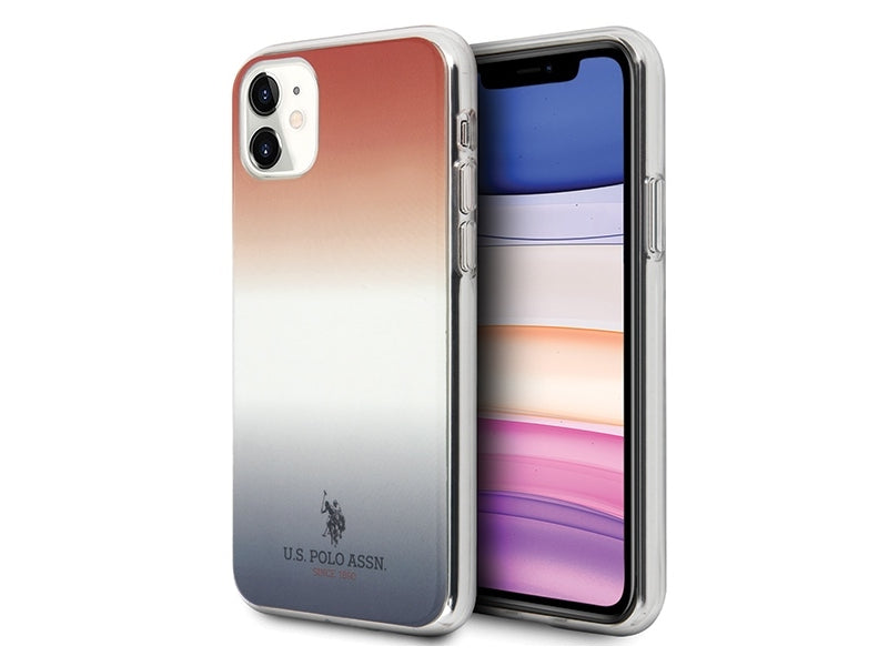 US Polo iPhone 11 blue & red Gradient Pattern Collection