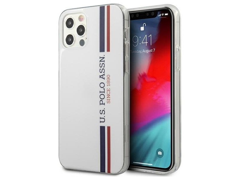 US Polo iPhone 12/12 Pro white Tricolor Collection