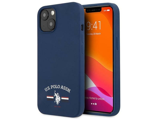 US Polo iPhone 13 mini navy Silicone Collection