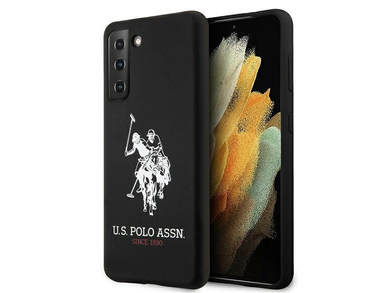 US Polo Samsing Galaxy S21+ G996 black Silicone Logo
