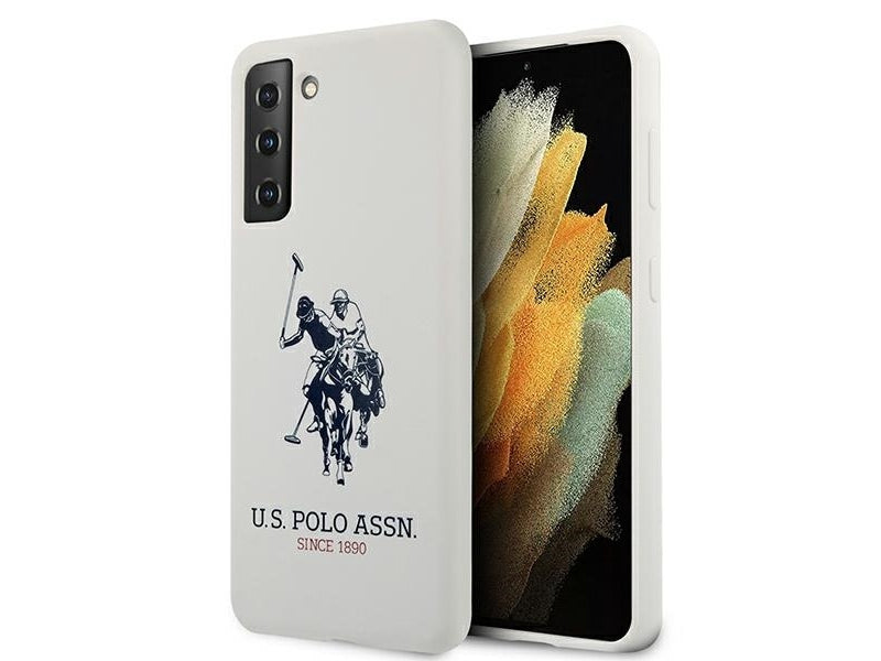 US Polo Samsung Galaxy S21+ G996 white Silicone Logo