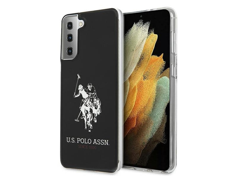 US Polo Samsing Galaxy S21+ G996 black Shiny Big Logo