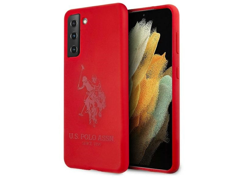 US Polo Samsung Galaxy S21 G991 red Silicone On Tone