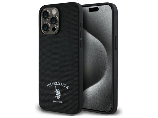 US Polo iPhone 15 Pro Max black Printed DH Logo