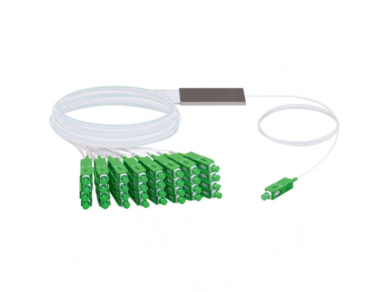 Ubiquiti Fiber Optic PLC Splitter Cable 32x SC White - UF-SPLITTER-32