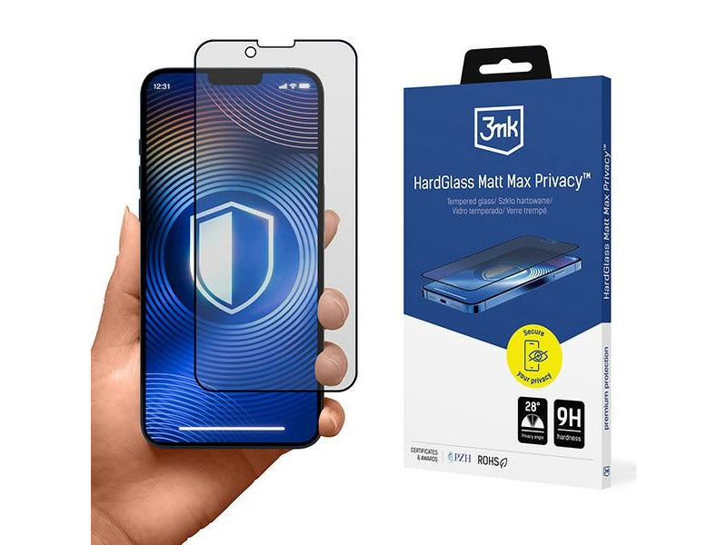 3MK HardGlass Matt Max Privacy iPhone 13 Mini