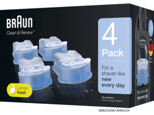 Braun 3-in-1 ShaverCare Cleaning 4pcs Pack