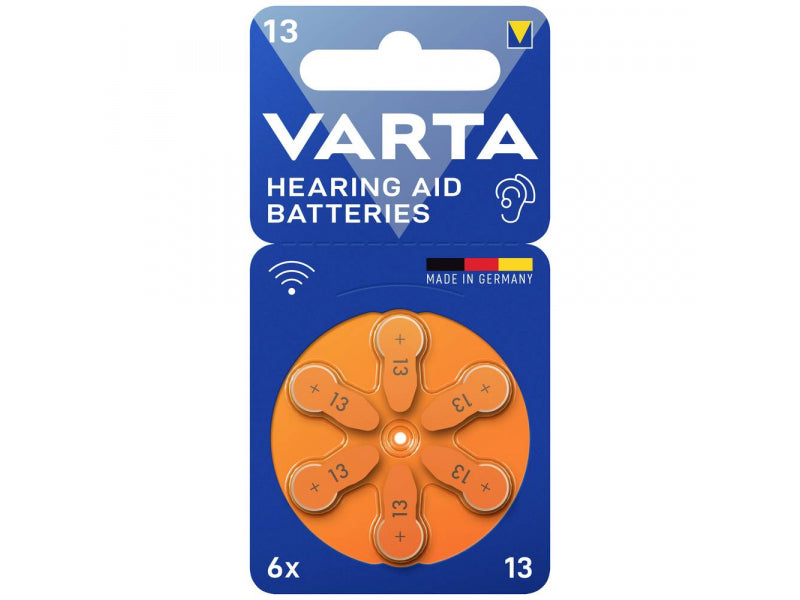 Varta button cell ZA 13 1.4 V 6 pcs. zinc air PR48 (6-pack) 24606101416