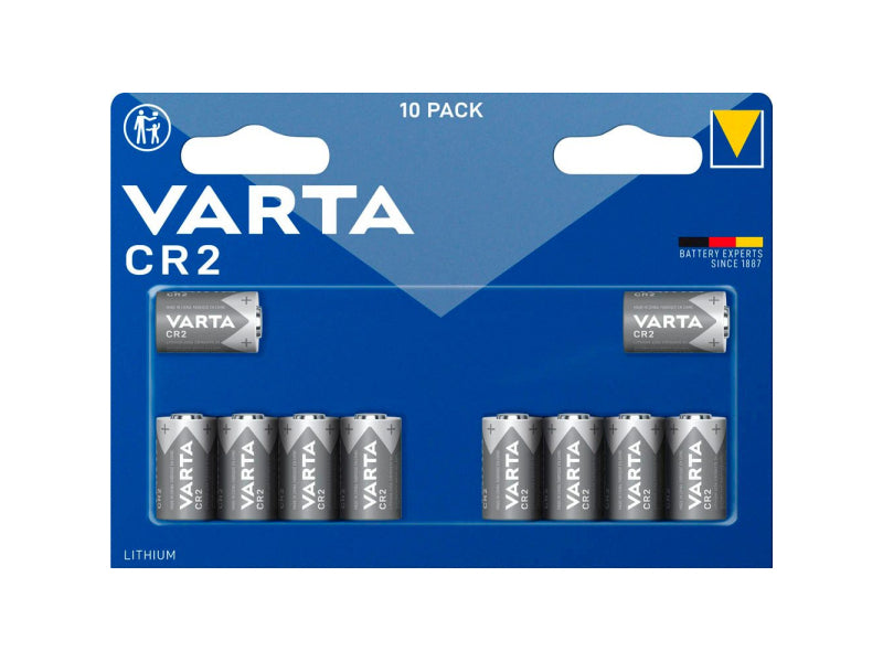 VARTA Lithium Photo Batteries CR2 CR15H270 3 Volt 10-Pack - 06206301461